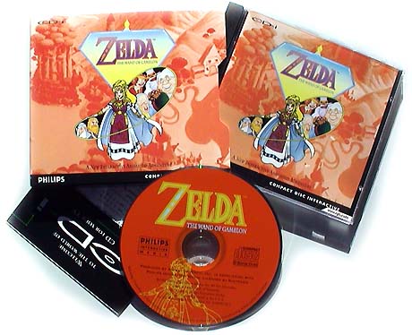 Zelda: The Wand of Gamelon phillips cd-i cover art