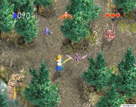 zelda's adventure phillips cd-i gameplay screen shot