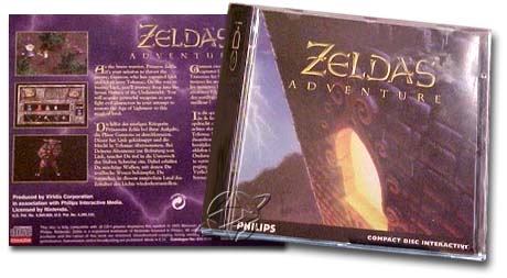 zelda's adventure cd cover phillips cd-i