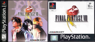 final fantasy 8 pal ntsc boxart