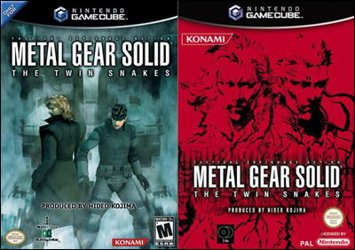 metal gear solid twin snakes box art