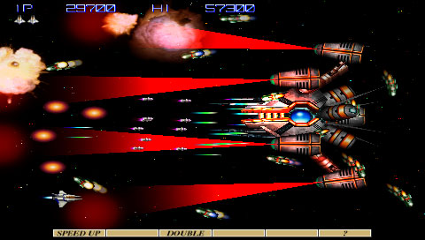 gradius screenshot psp